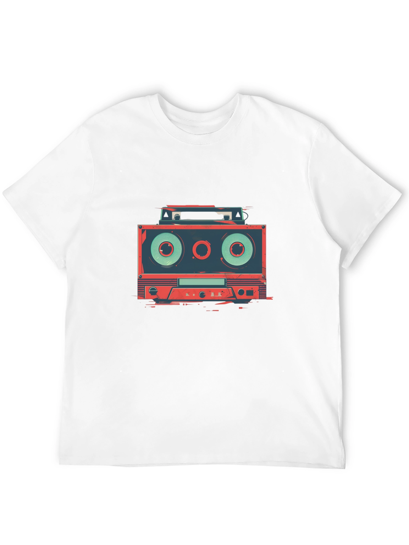 Retro Cassette Player Graphic Tee