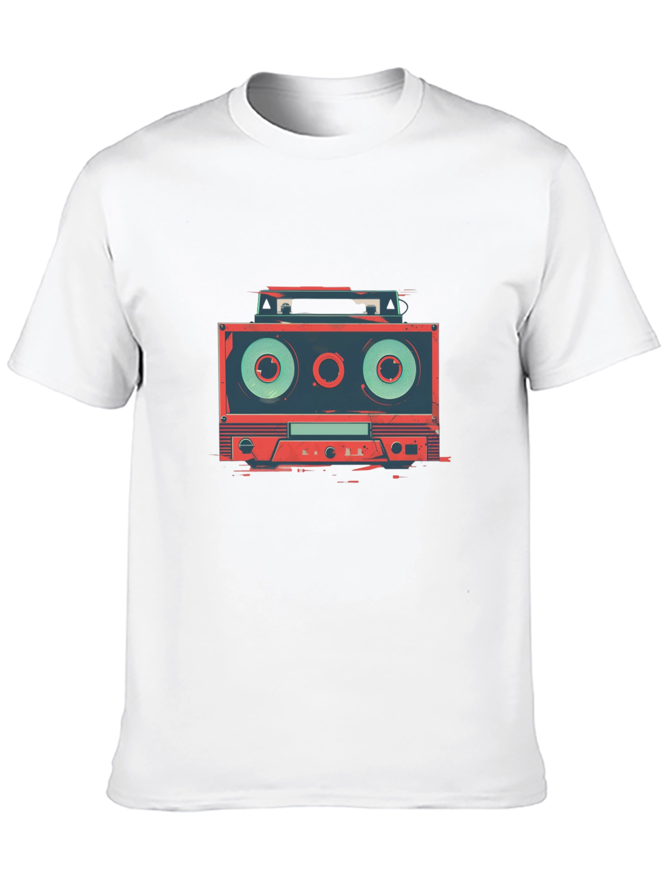Retro Cassette Player Graphic Tee