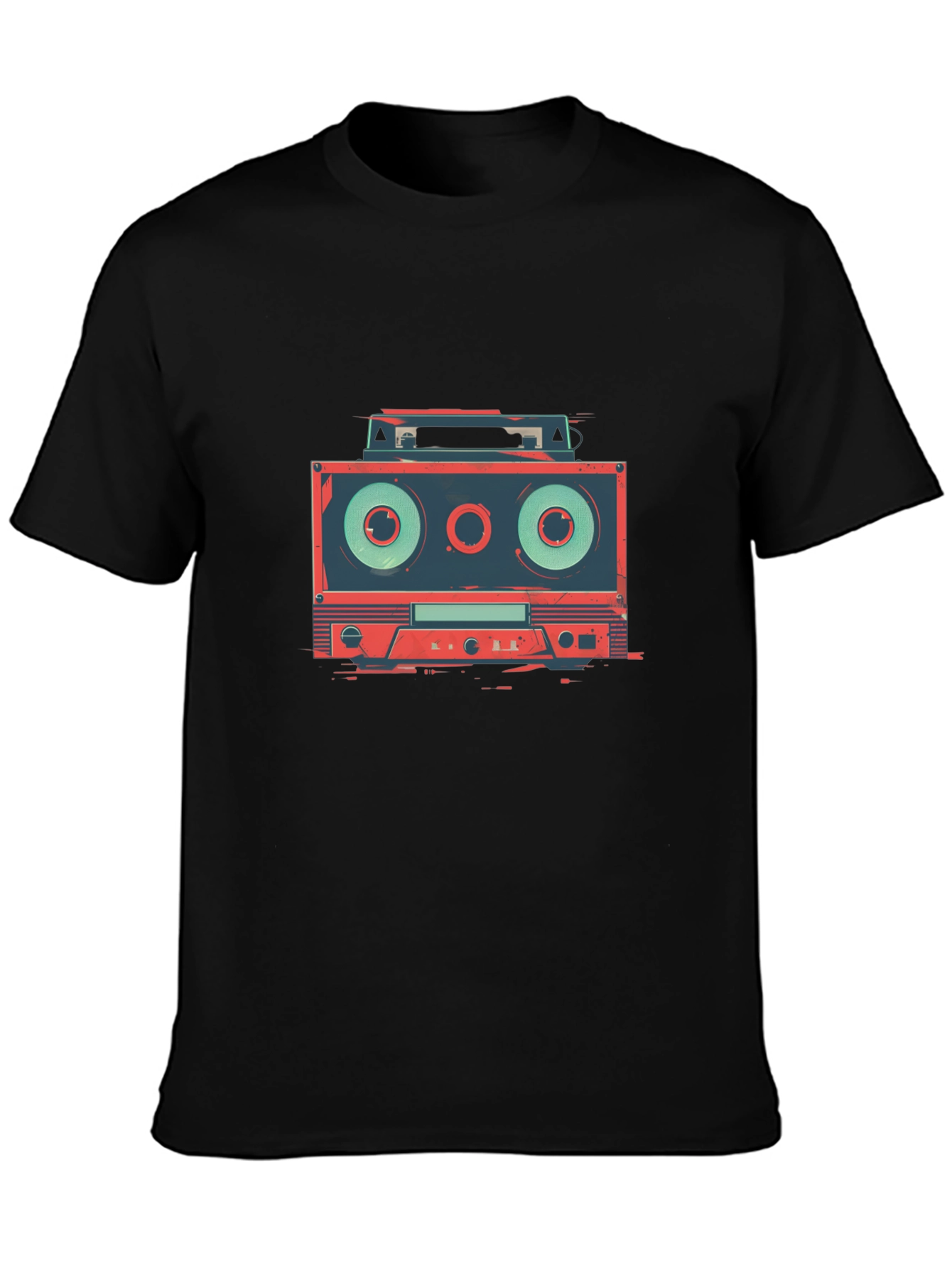 Retro Cassette Player Graphic Tee