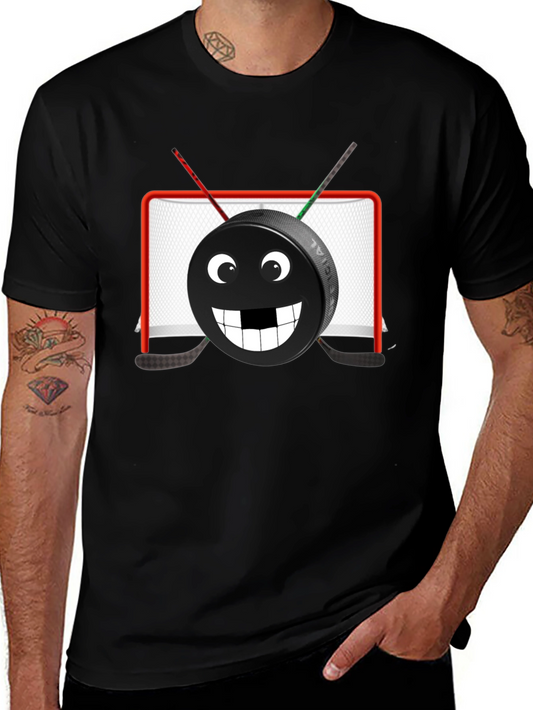 Funny Hockey Puck Graphic Tee