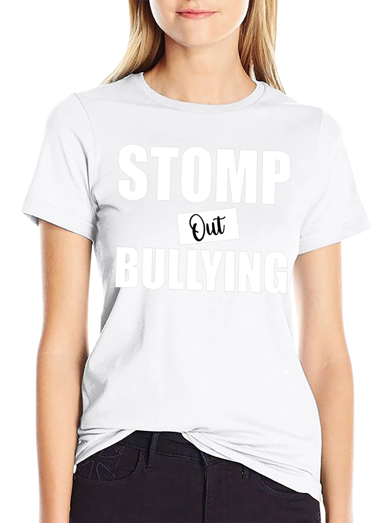 Stomp Out Bullying Black T-Shirt