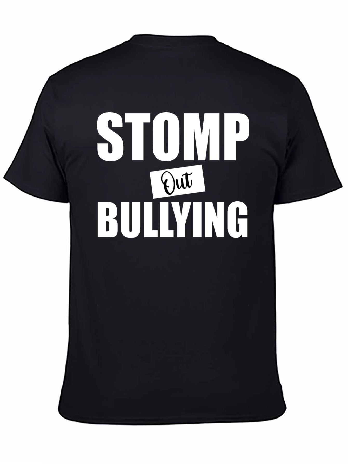 Stomp Out Bullying Black T-Shirt