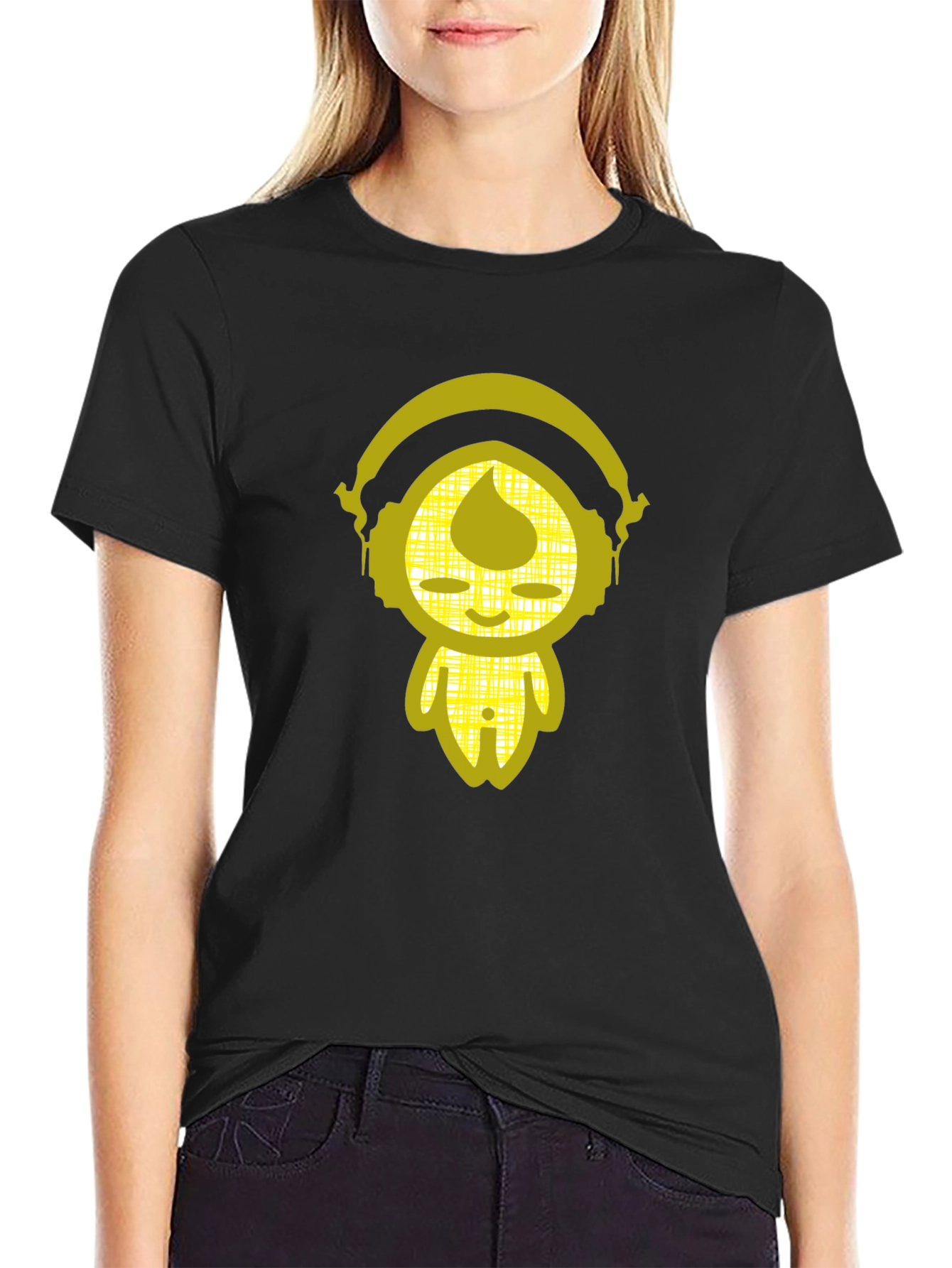 Zen DJ Graphic Tee - Cool Black Cotton T-Shirt