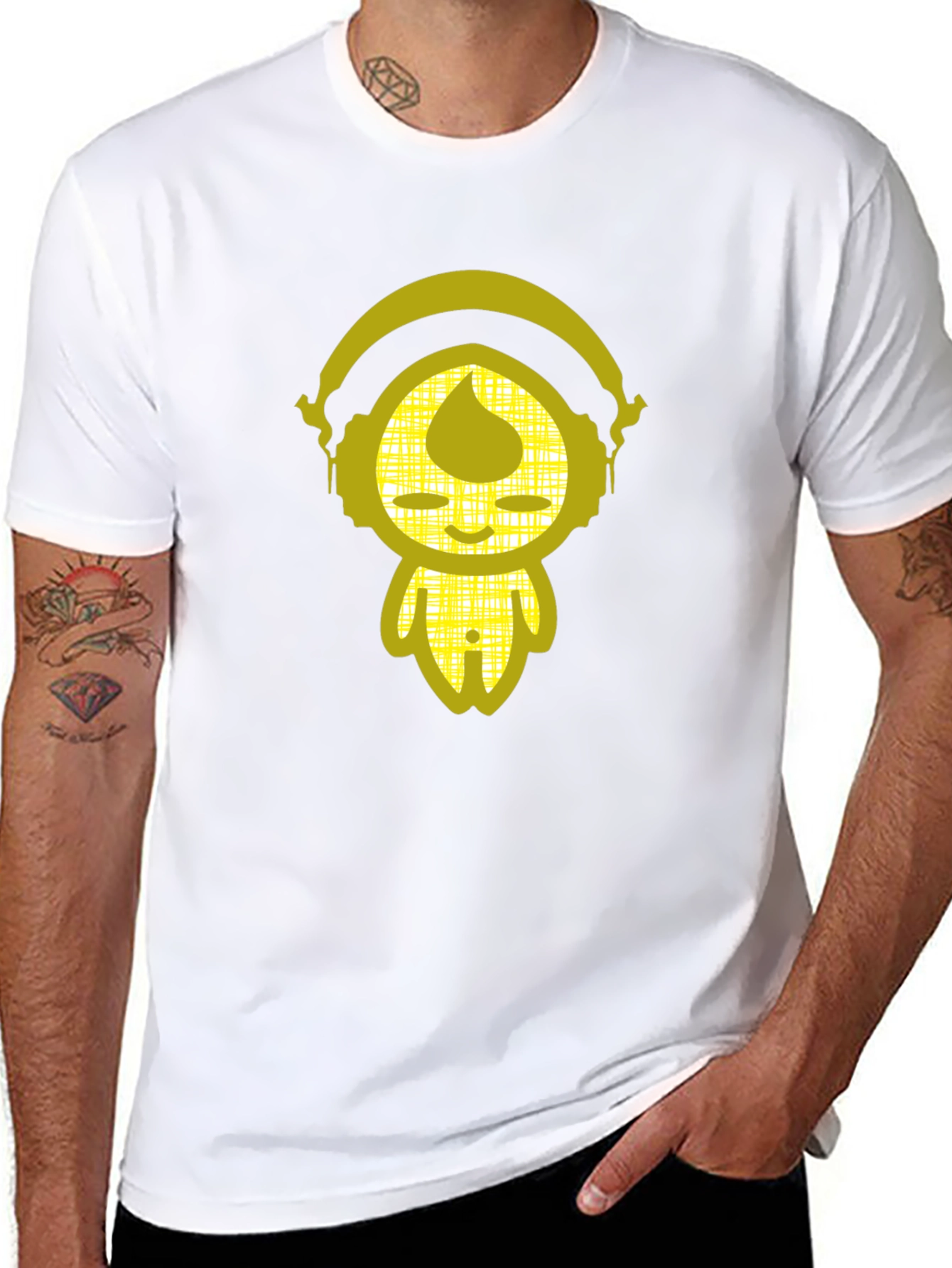 Zen DJ Graphic Tee - Cool Black Cotton T-Shirt