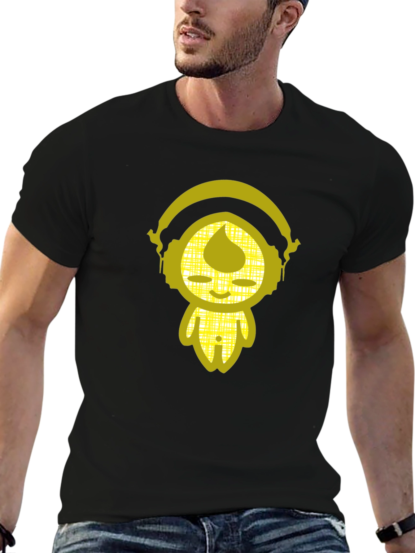 Zen DJ Graphic Tee - Cool Black Cotton T-Shirt