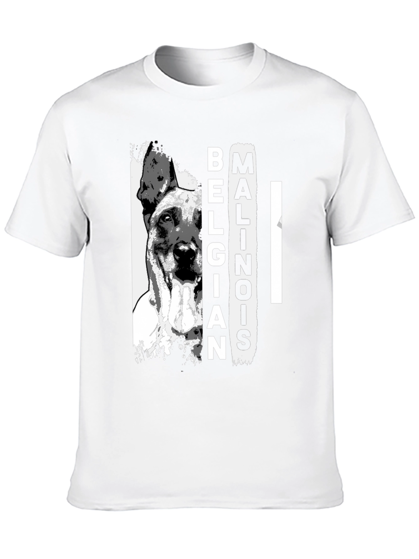 Belgian Malinois Dog Graphic T-Shirt - Black