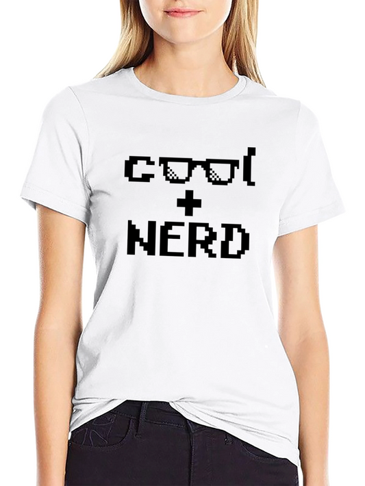 Cool + Nerd Pixel Graphic Tee - Black T-Shirt