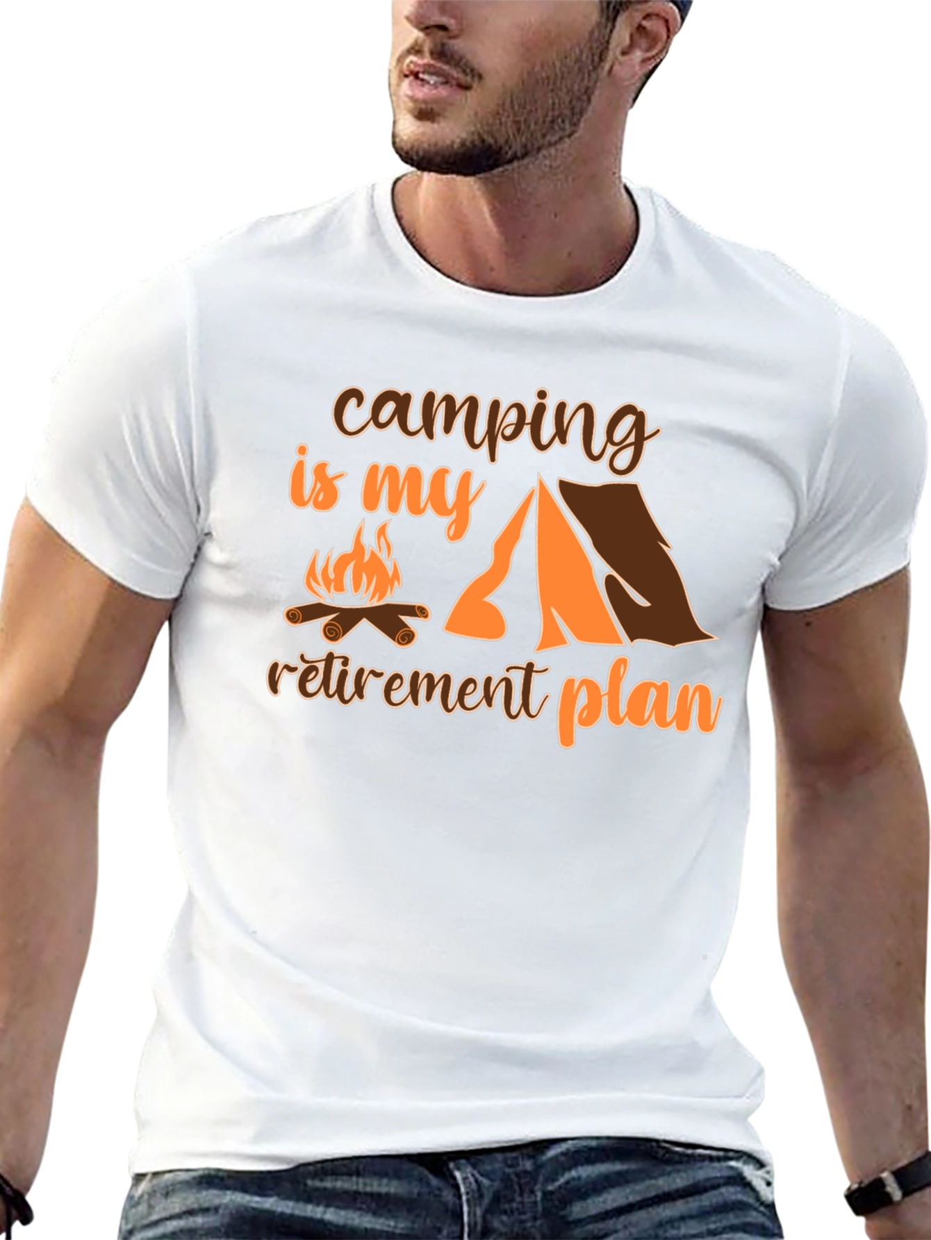 Camping Retirement Plan T-Shirt - Nature Lover Apparel