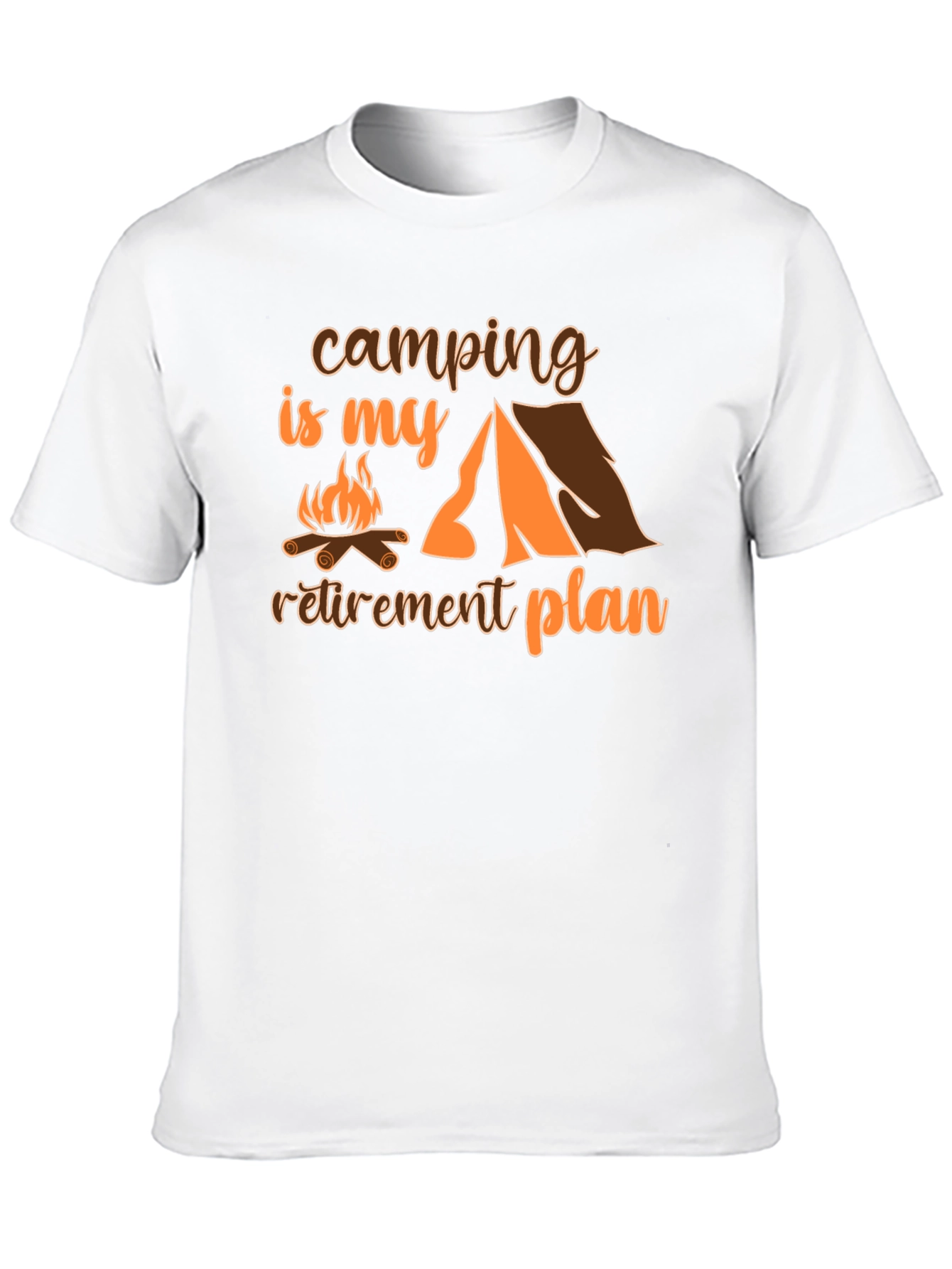 Camping Retirement Plan T-Shirt - Nature Lover Apparel