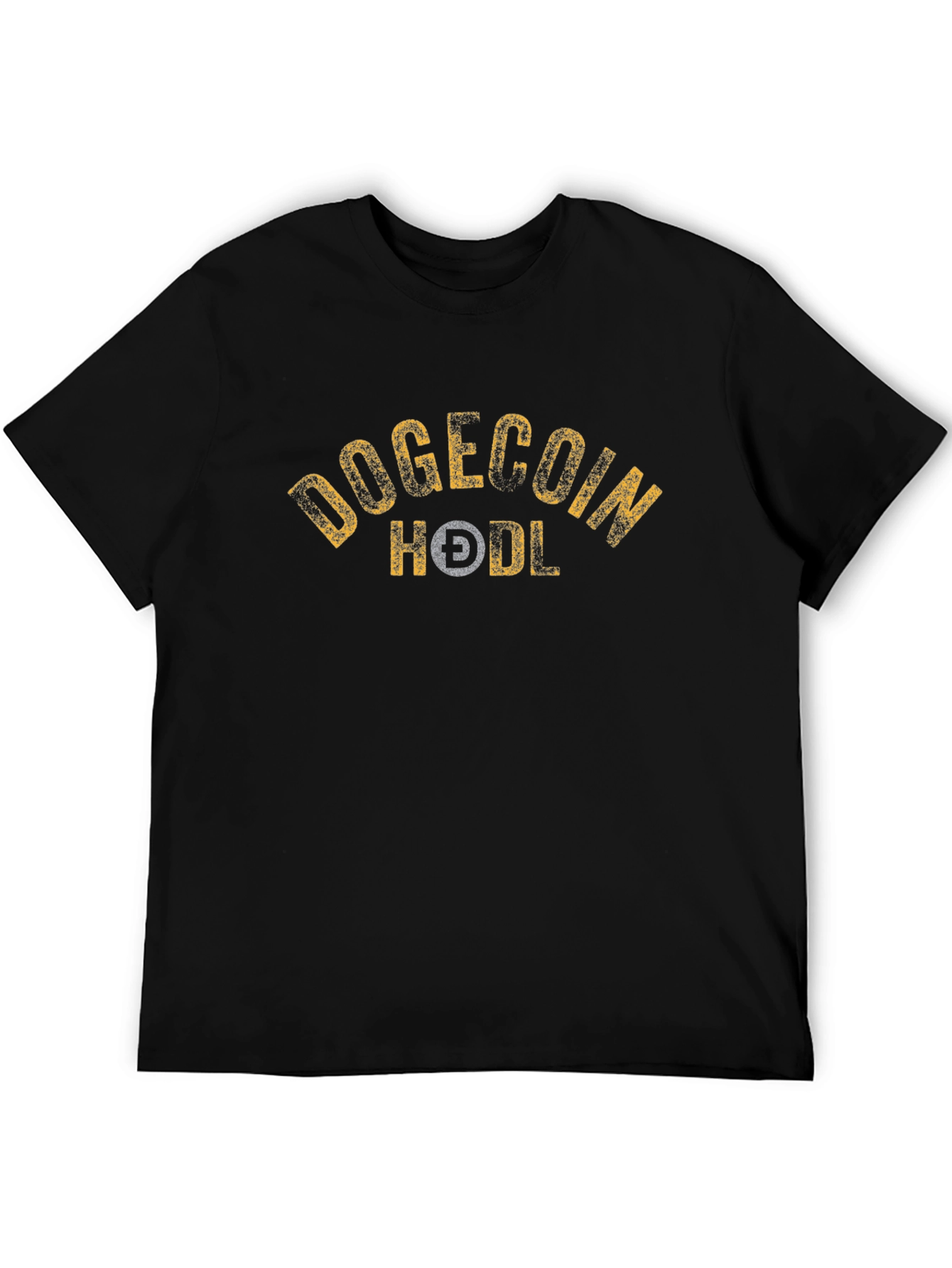 Dogecoin HODL Black Graphic Tee