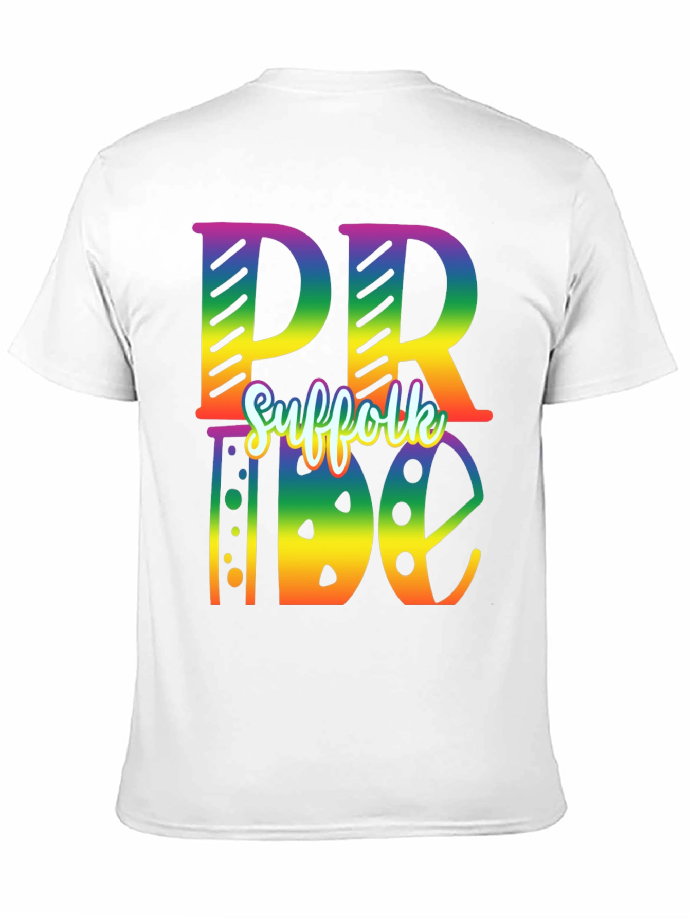Suffolk Pride Rainbow Graphic T-Shirt