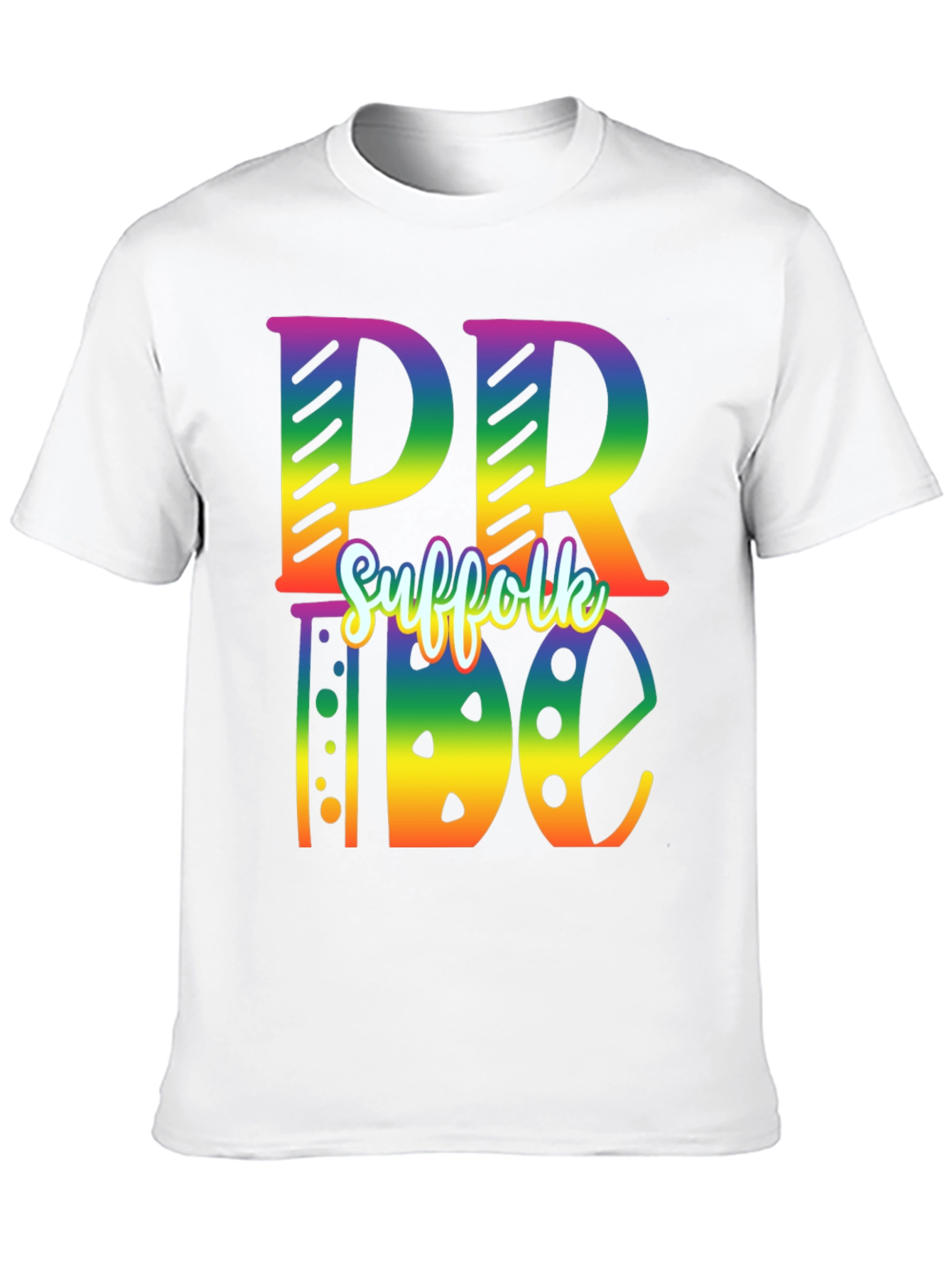 Suffolk Pride Rainbow Graphic T-Shirt