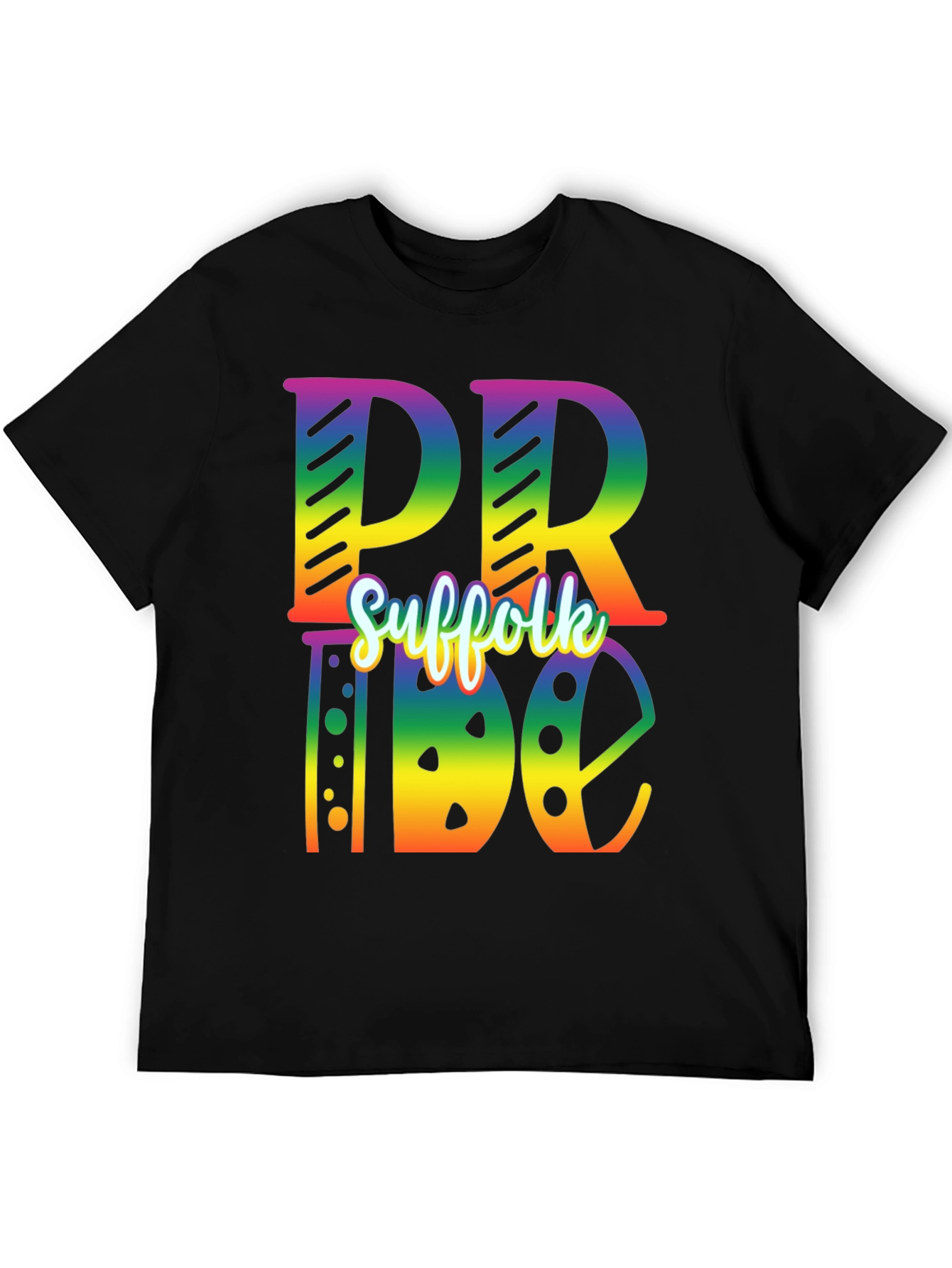 Suffolk Pride Rainbow Graphic T-Shirt