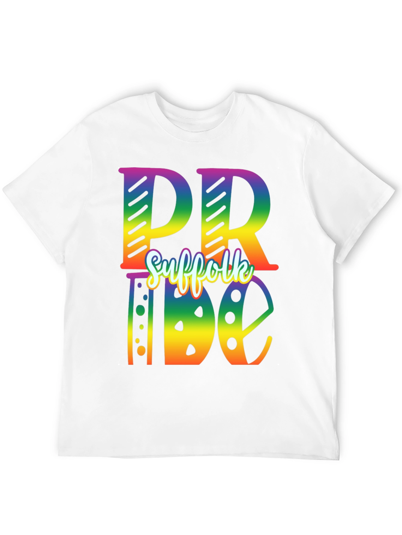Suffolk Pride Rainbow Graphic T-Shirt
