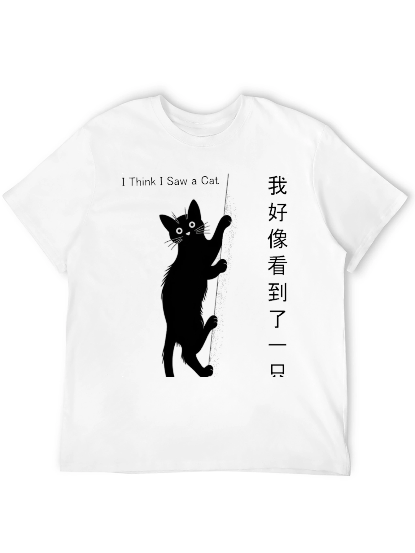 I Think I Saw a Cat T-Shirt