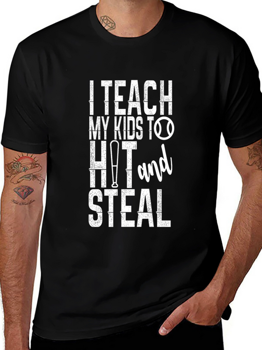 I Teach My Kids Baseball T-Shirt