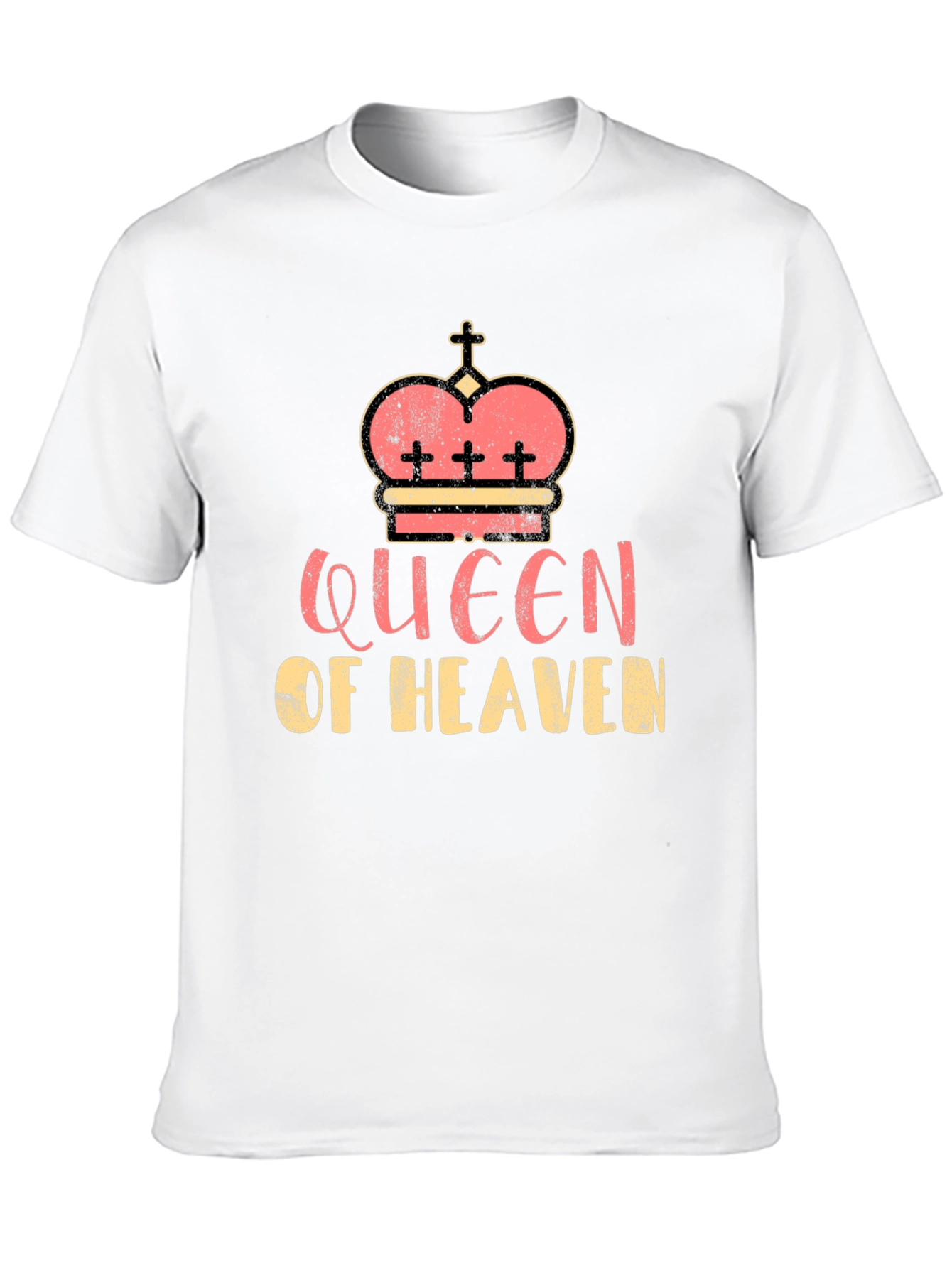 Queen of Heaven Graphic Tee - Black