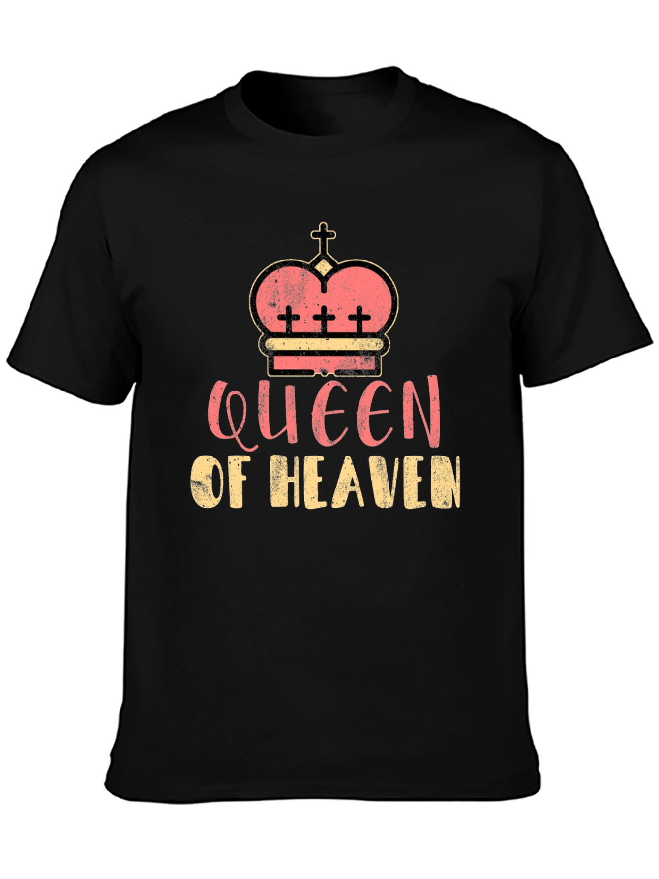 Queen of Heaven Graphic Tee - Black