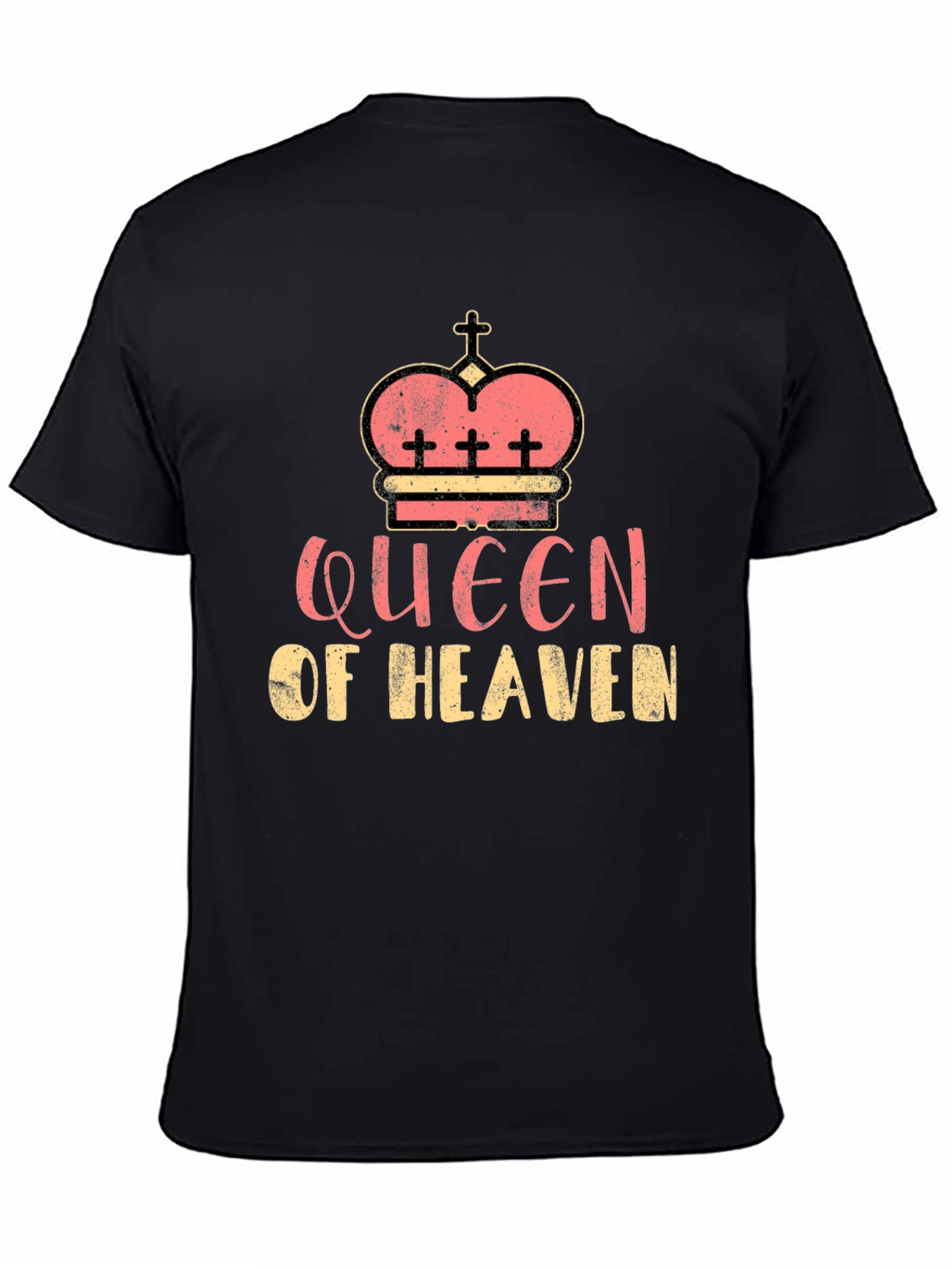 Queen of Heaven Graphic Tee - Black