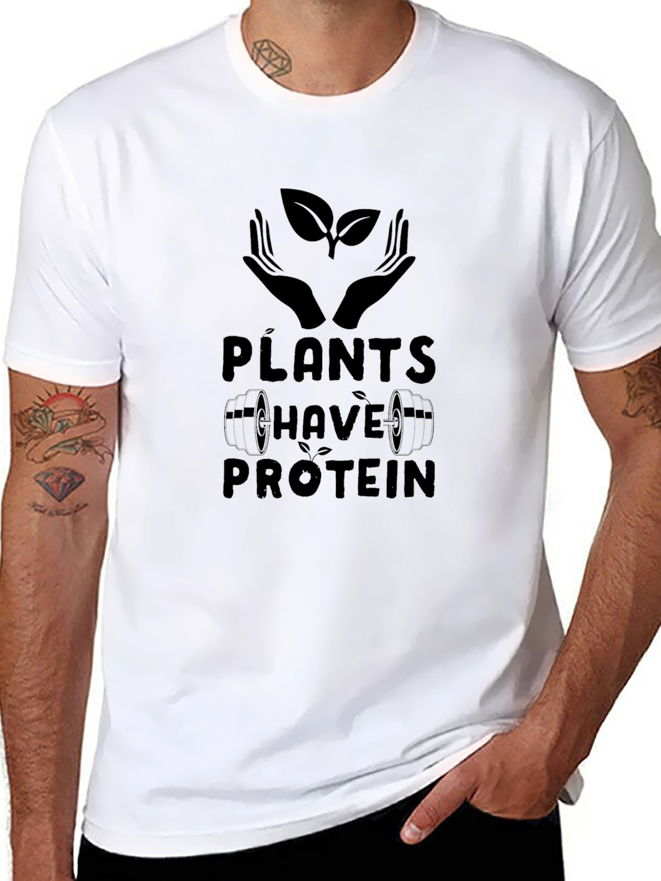 Plants Have Protein Graphic Tee