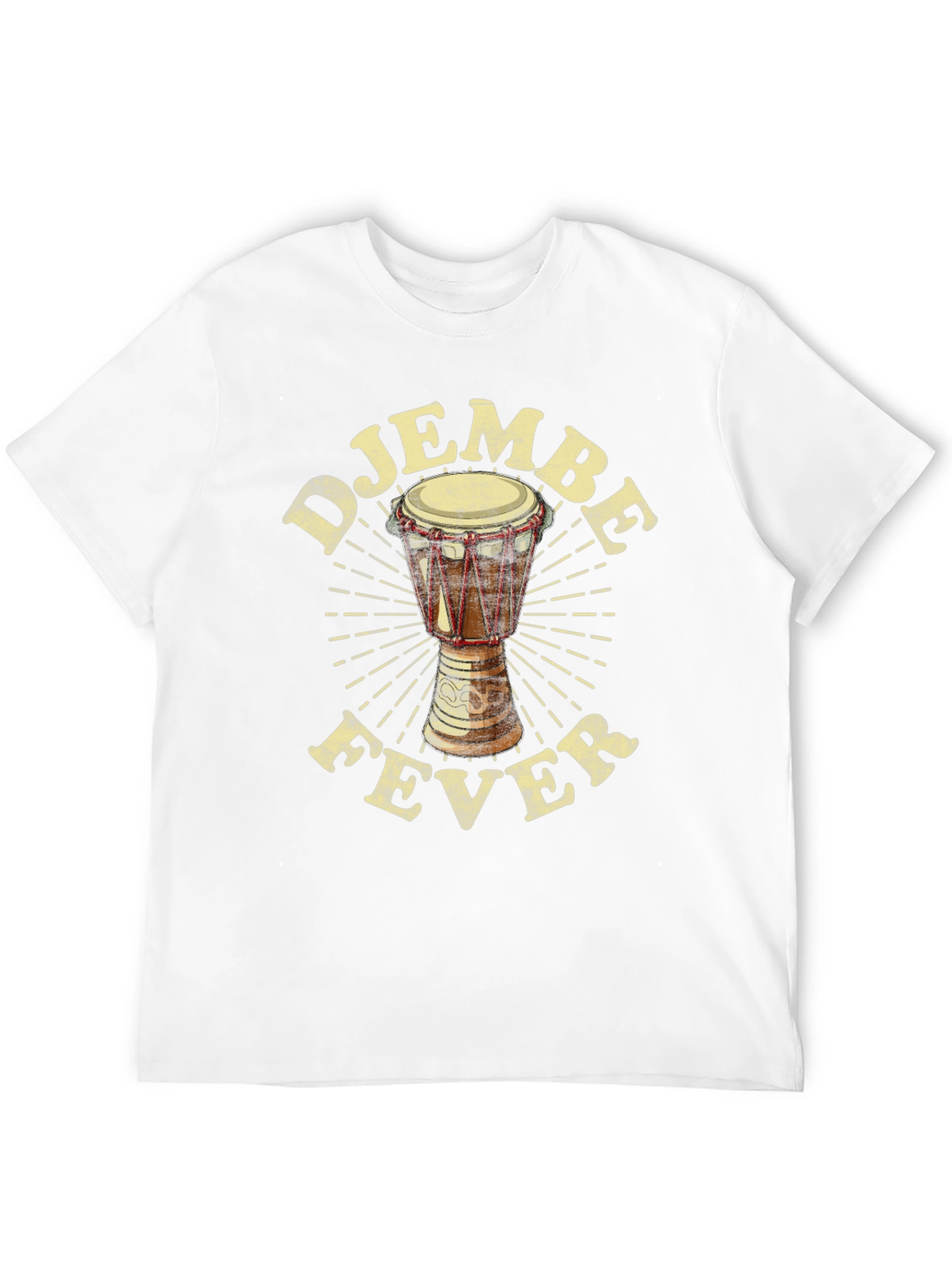 Djembe Fever Graphic T-Shirt - African Drum Music Tee