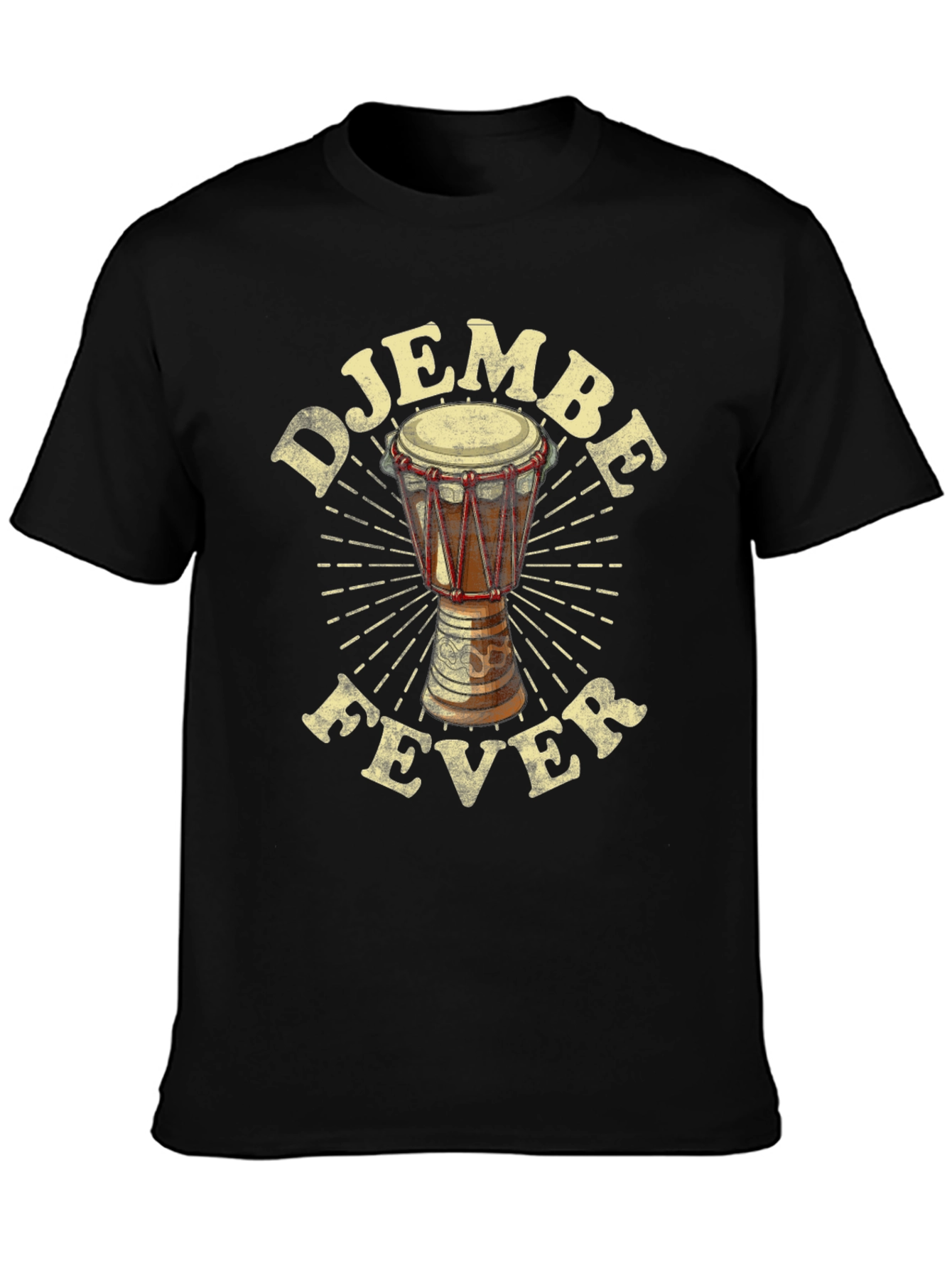 Djembe Fever Graphic T-Shirt - African Drum Music Tee