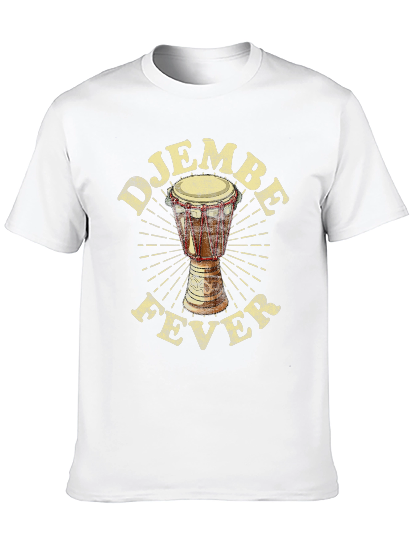 Djembe Fever Graphic T-Shirt - African Drum Music Tee