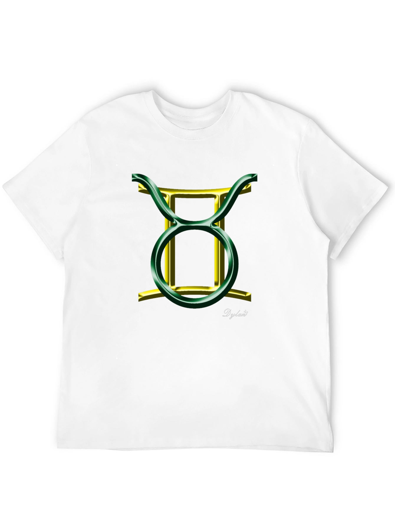 Taurus Zodiac Sign Black T-Shirt