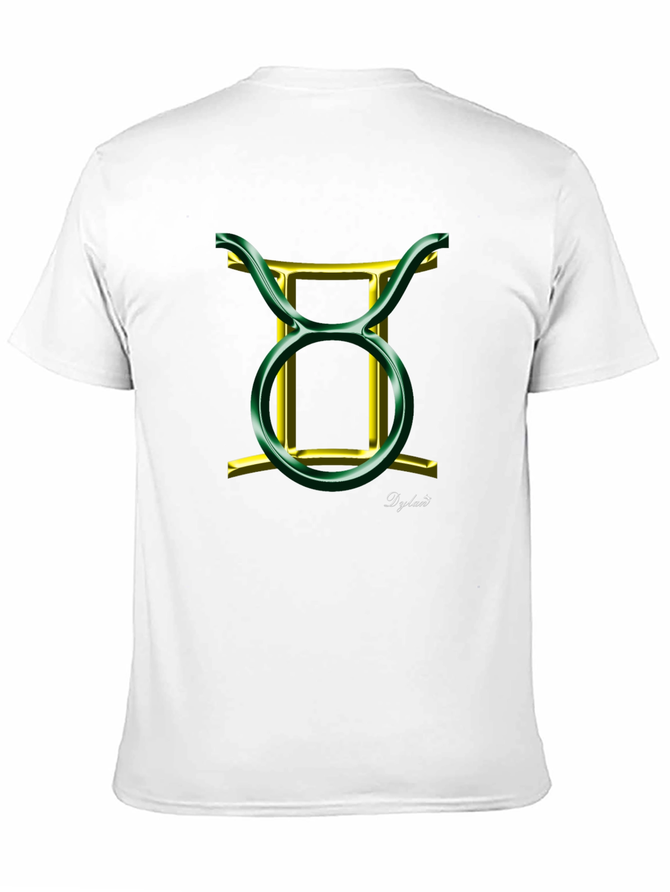 Taurus Zodiac Sign Black T-Shirt