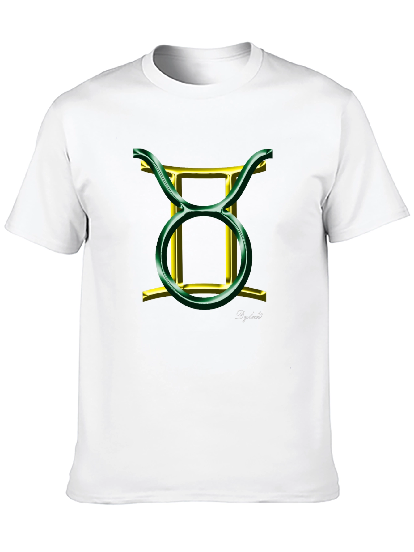Taurus Zodiac Sign Black T-Shirt