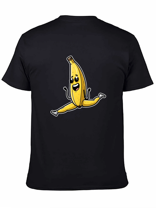 Funny Banana Split T-Shirt - Black