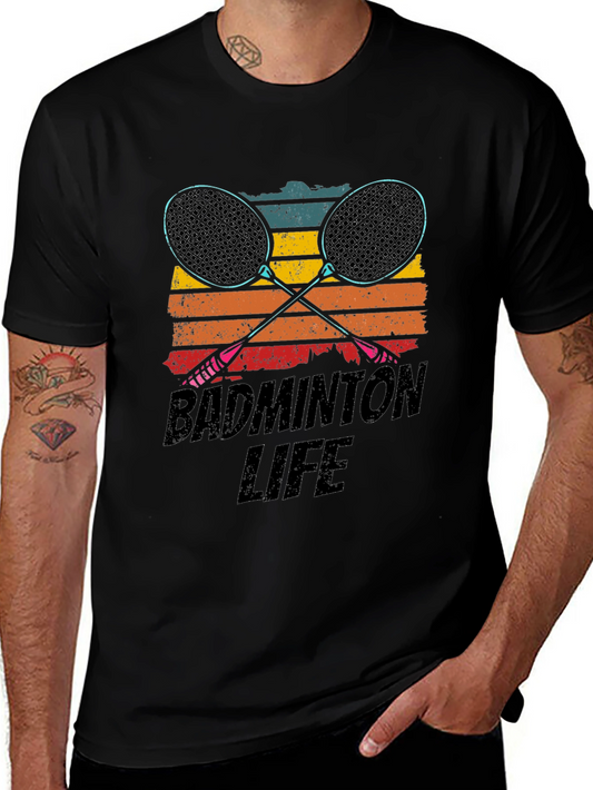 Badminton Life Graphic Tee