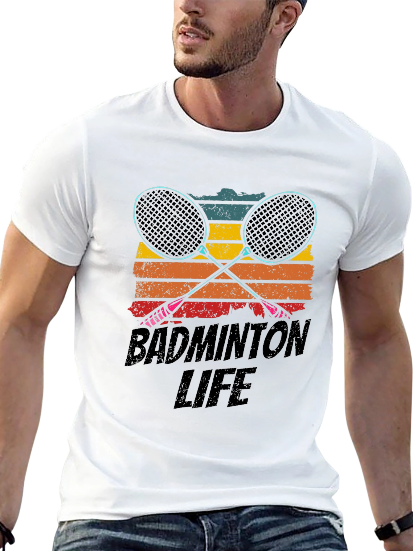 Badminton Life Graphic Tee