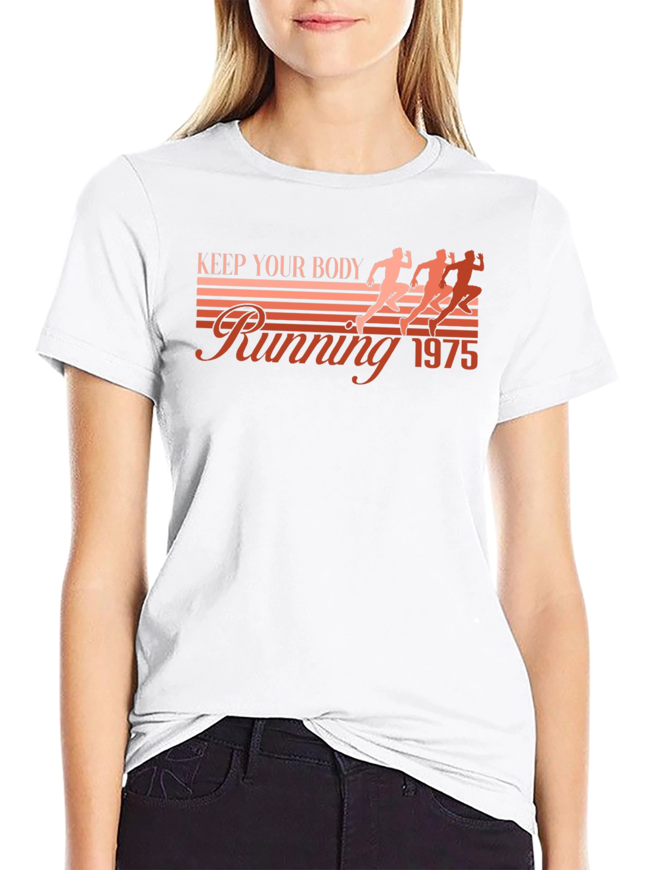 Keep Your Body Running 1975 Black T-Shirt