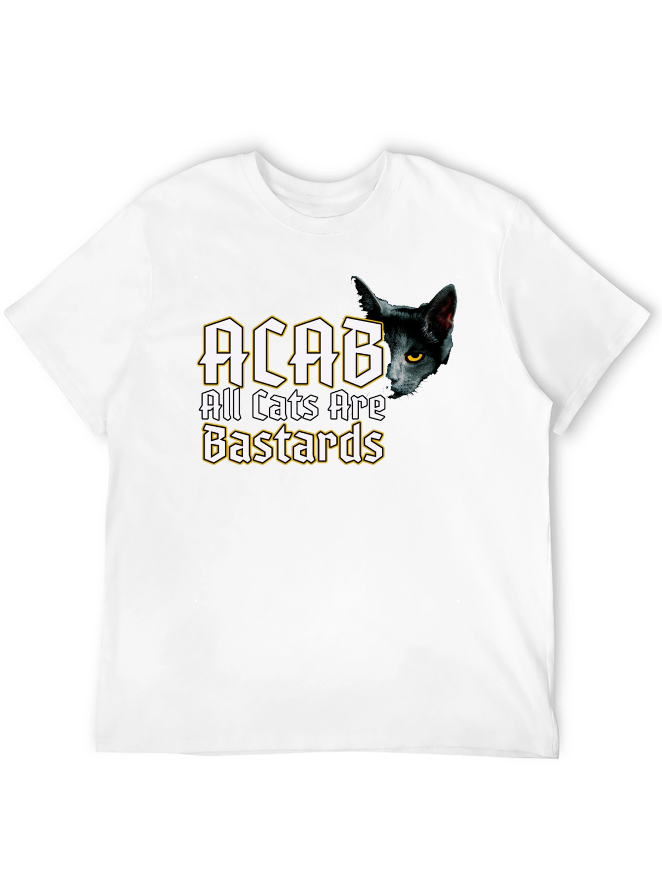 ACAB All Cats Are Bastards Black T-Shirt