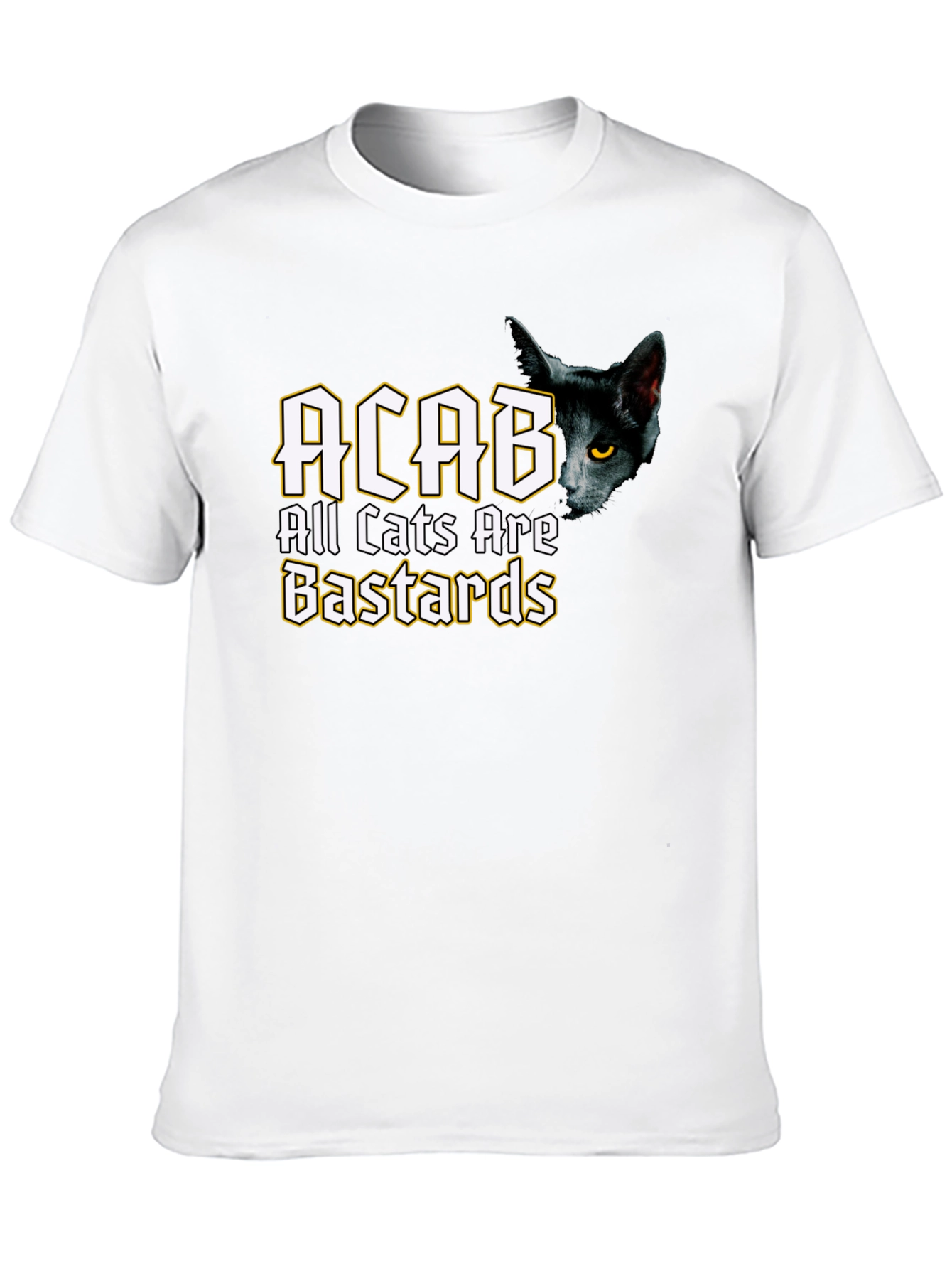 ACAB All Cats Are Bastards Black T-Shirt