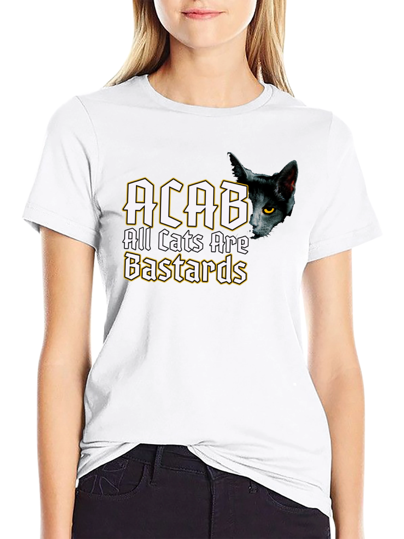 ACAB All Cats Are Bastards Black T-Shirt