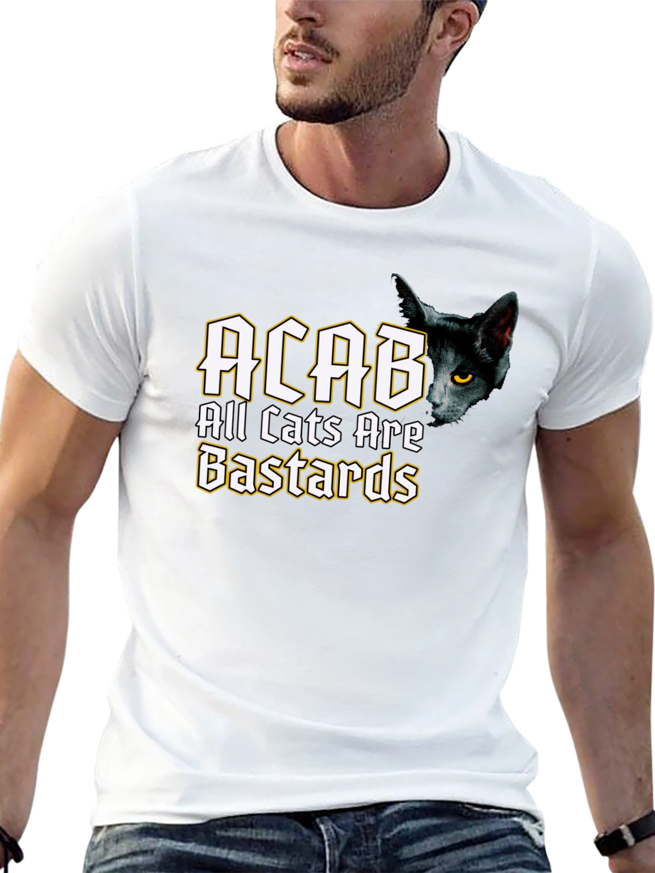 ACAB All Cats Are Bastards Black T-Shirt