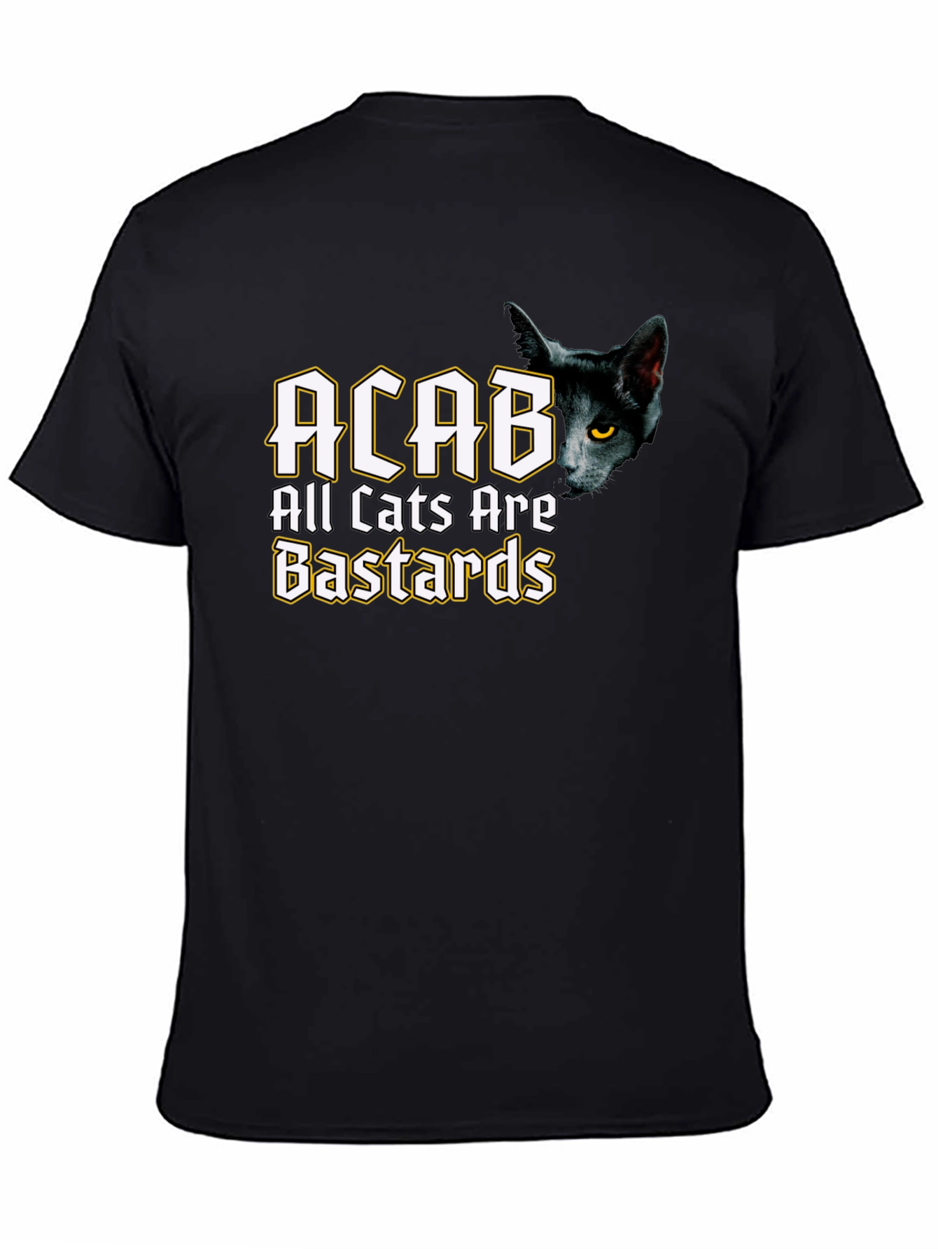 ACAB All Cats Are Bastards Black T-Shirt