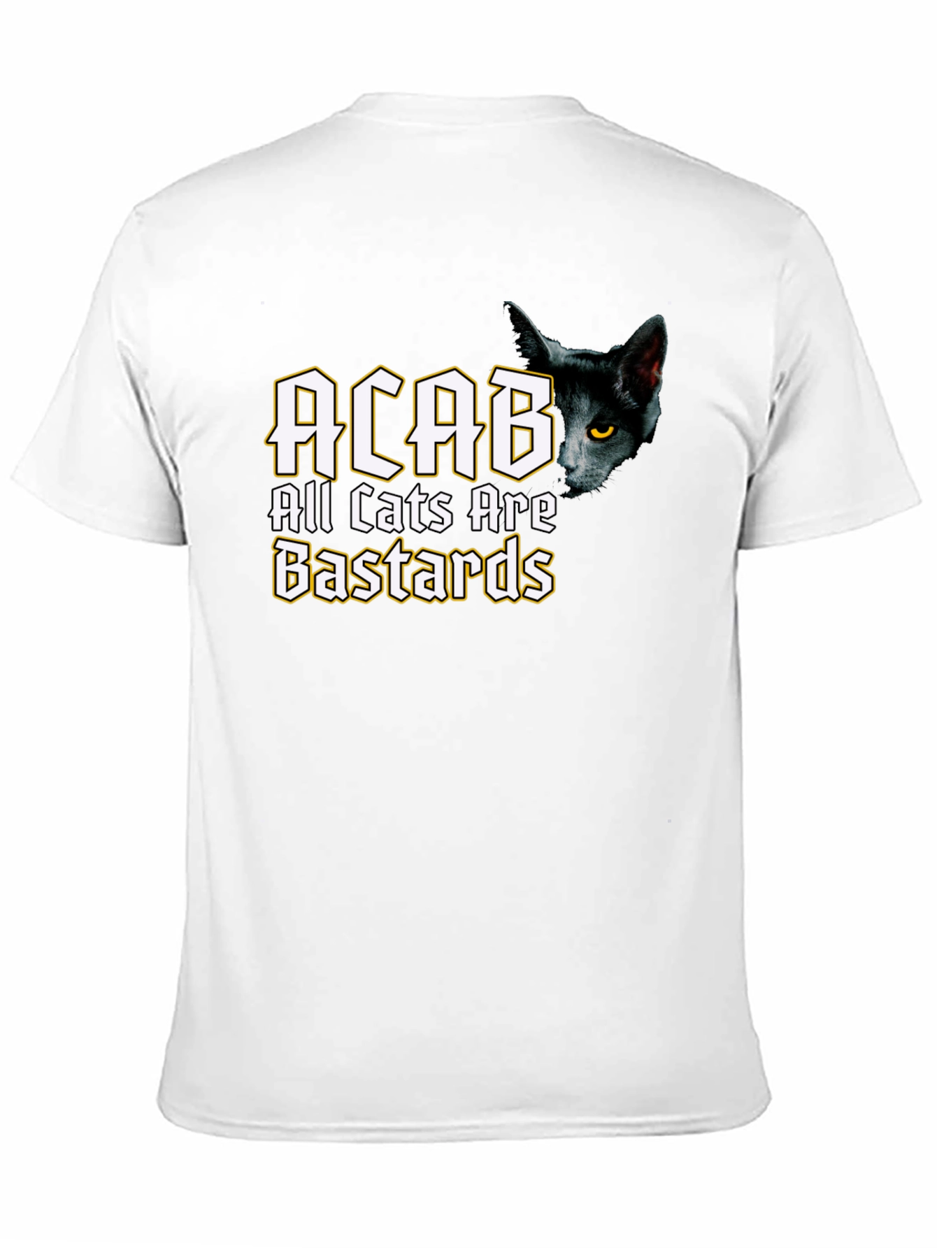 ACAB All Cats Are Bastards Black T-Shirt