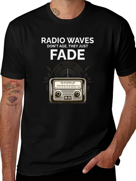 Radio Waves T-Shirt: Vintage Inspired Graphic Tee
