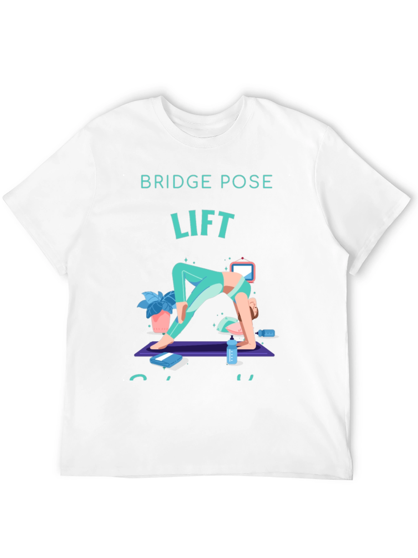 Bridge Pose Lift Yoga T-Shirt