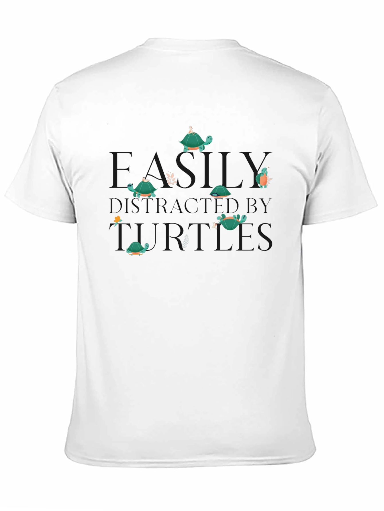 Turtles By Miles Black Graphic T-Shirt