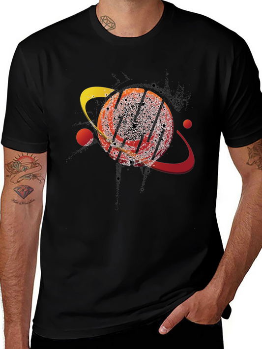 Cosmic Saturn Graphic T-Shirt