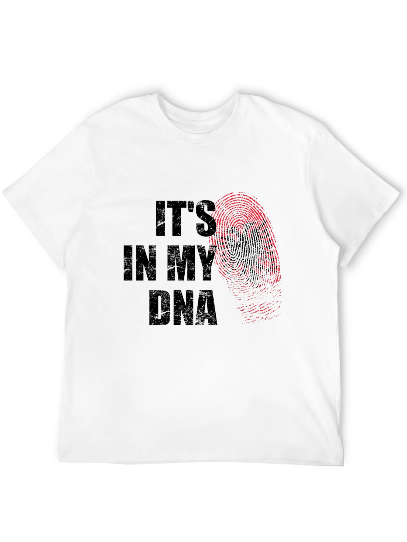 Albania DNA T-Shirt - Unique Fingerprint Design