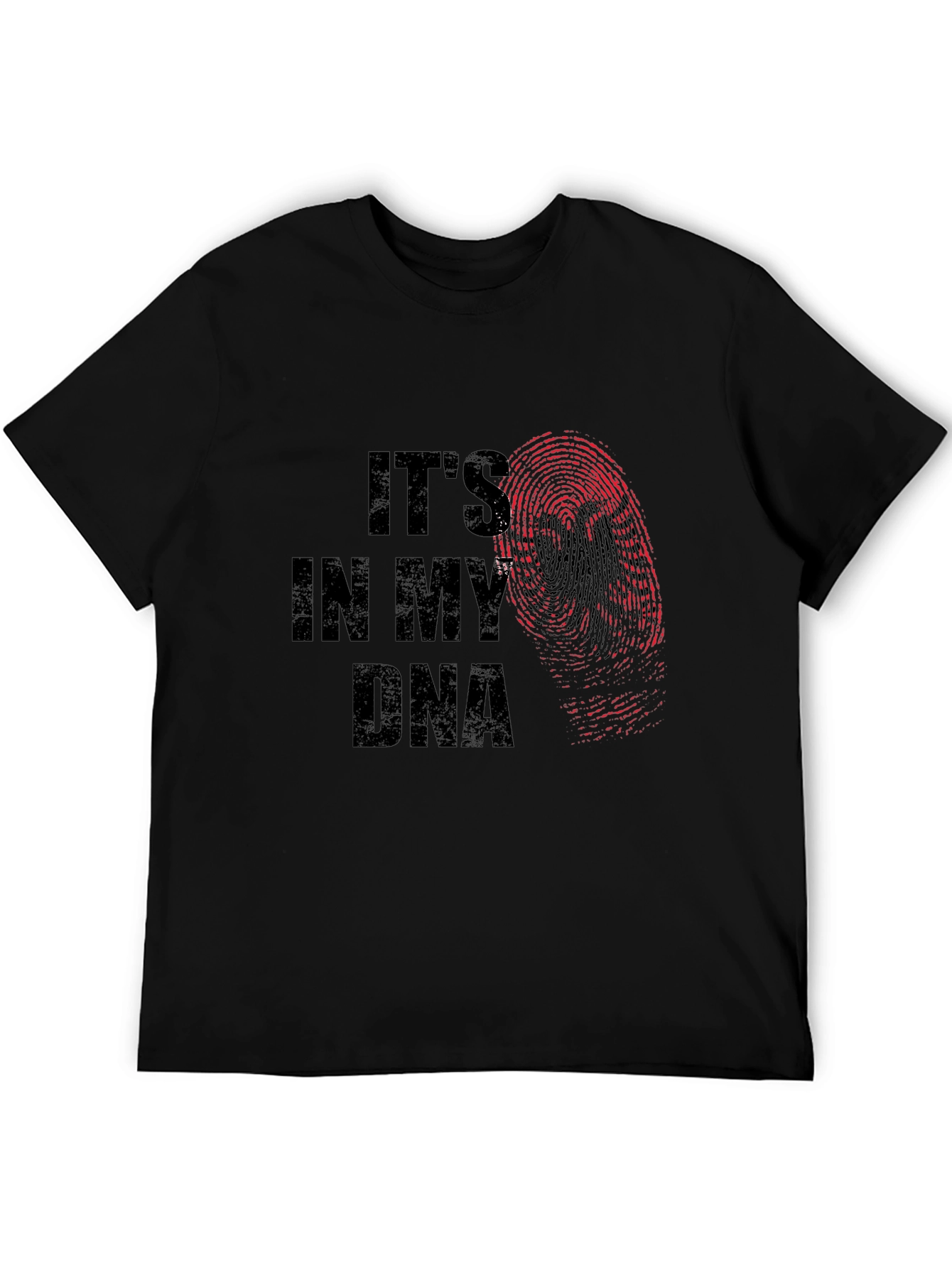 Albania DNA T-Shirt - Unique Fingerprint Design