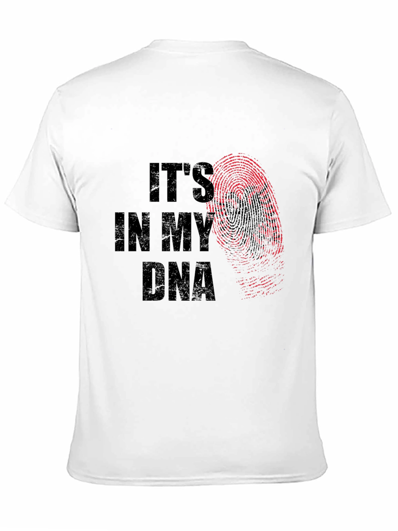 Albania DNA T-Shirt - Unique Fingerprint Design