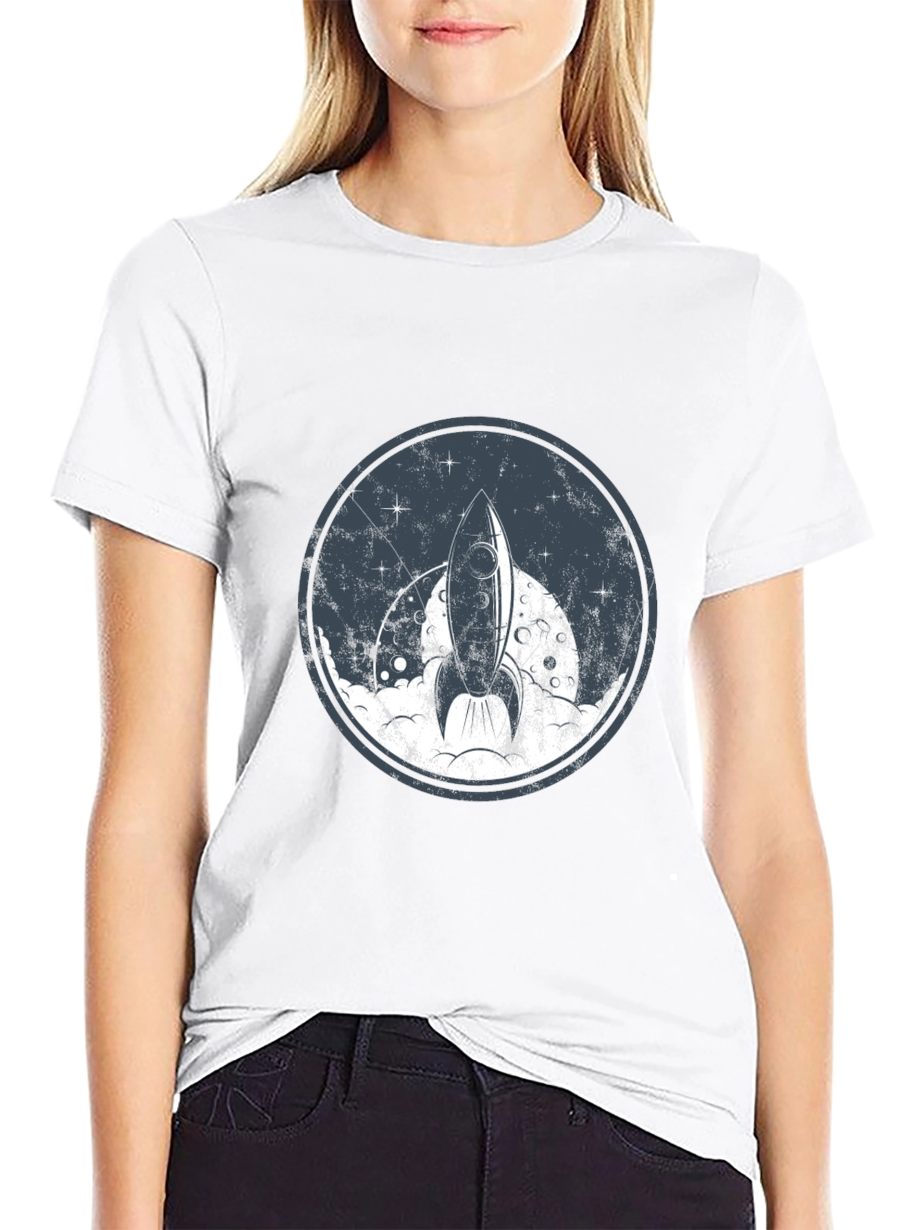 Rocket Launch Graphic Tee - Space Adventure T-Shirt