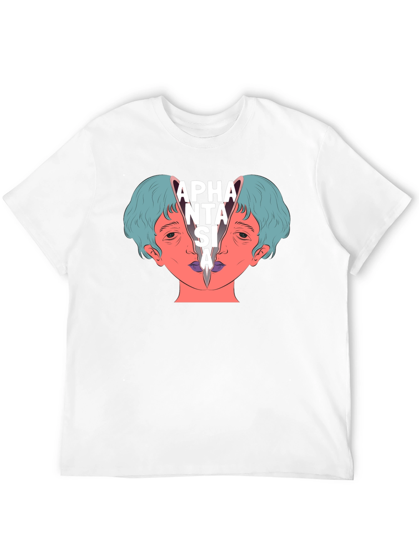 Aphantasia Graphic Tee - Unique Design Black T-Shirt