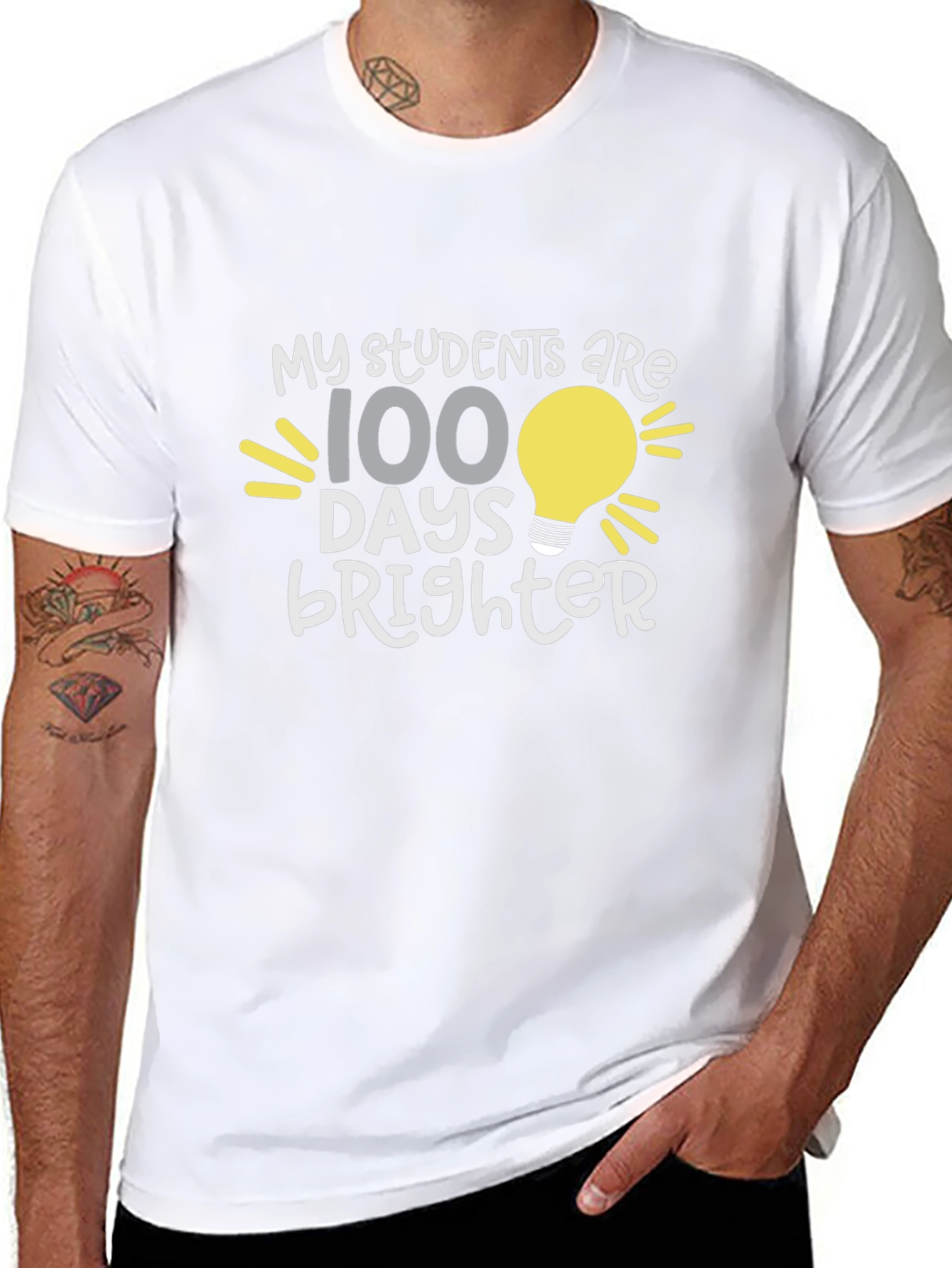 100 Days Brighter Graphic Tee